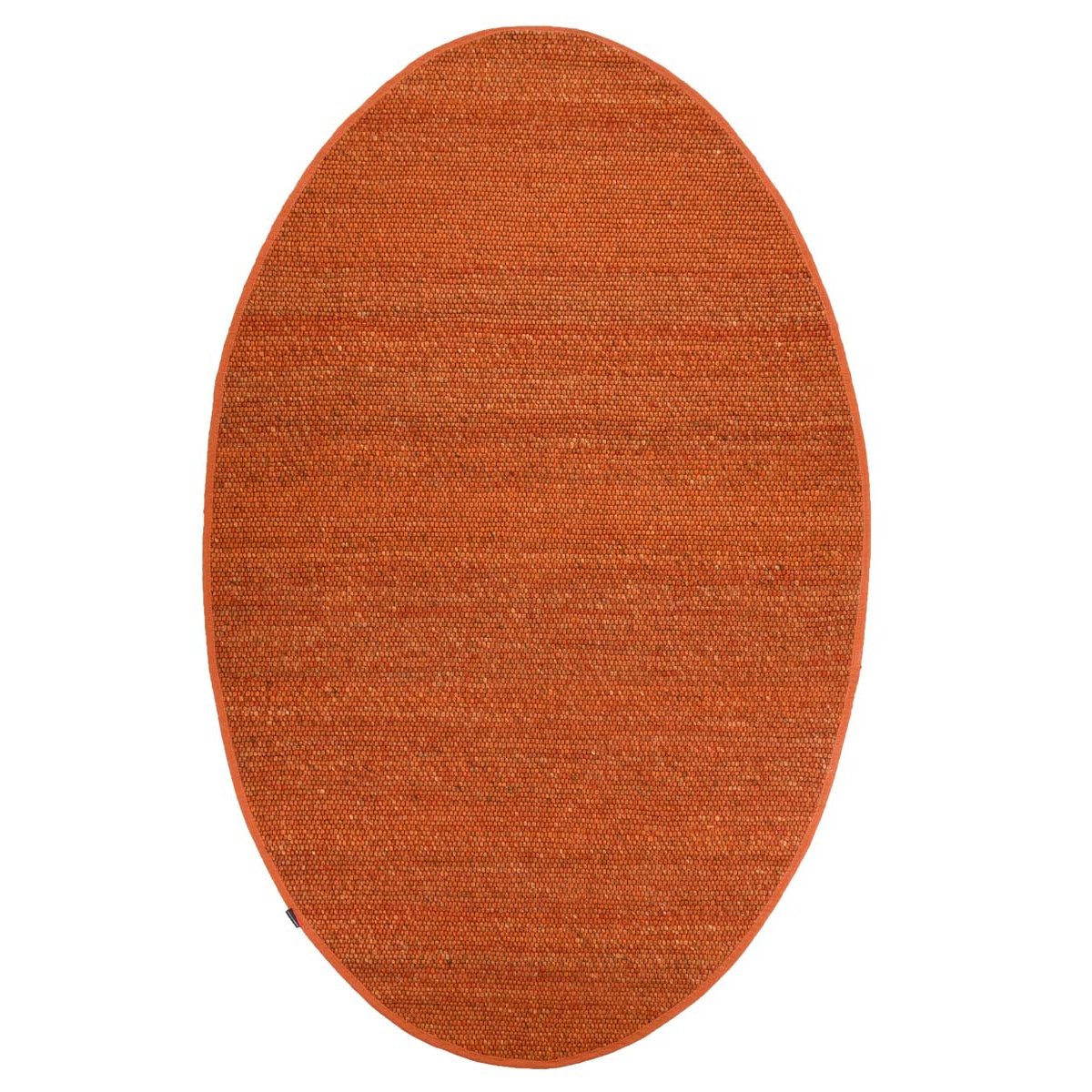 Nordic Weavers Wollen vloerkleed ovaal - Lett cognac - 122x183 cm