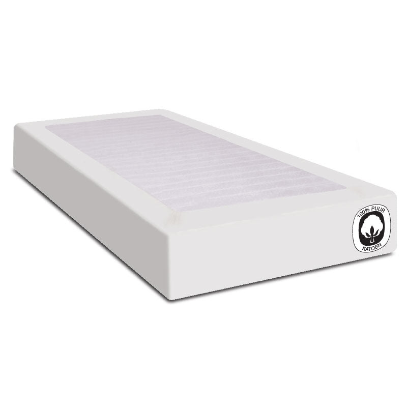 Superieur Wit Percaline Katoenen Hoeslaken 180x200cm