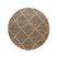 Boho&me Rond jute buitenkleed ruiten Sunny - naturel - 150 cm rond