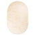 Tapeso Ovaal hoogpolig vloerkleed - Comfy plus - crème - 230x330 cm