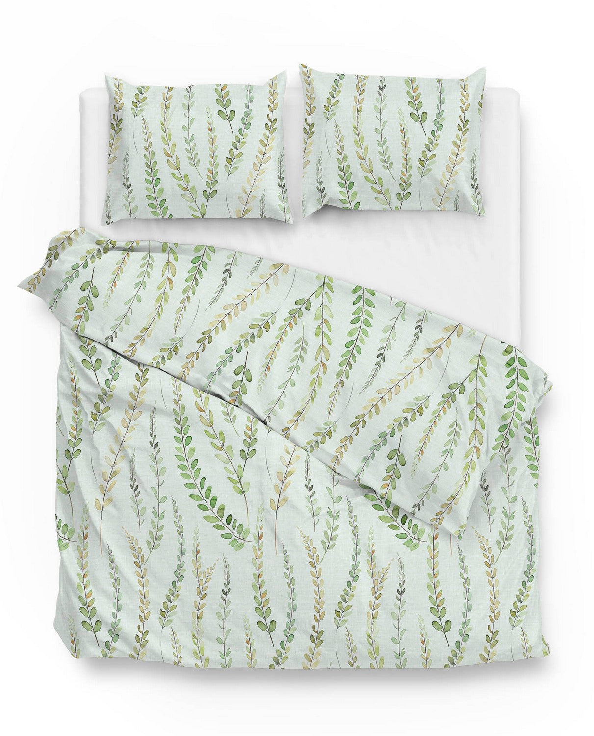 Zo Home Dekbedovertrek Katoen Lanza - green