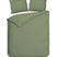 Heckett Lane Dekbedovertrek Katoen Satijn Banda - mineral green