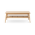 Olivine Boas Houten Salontafel met Rotan - Naturel Eiken