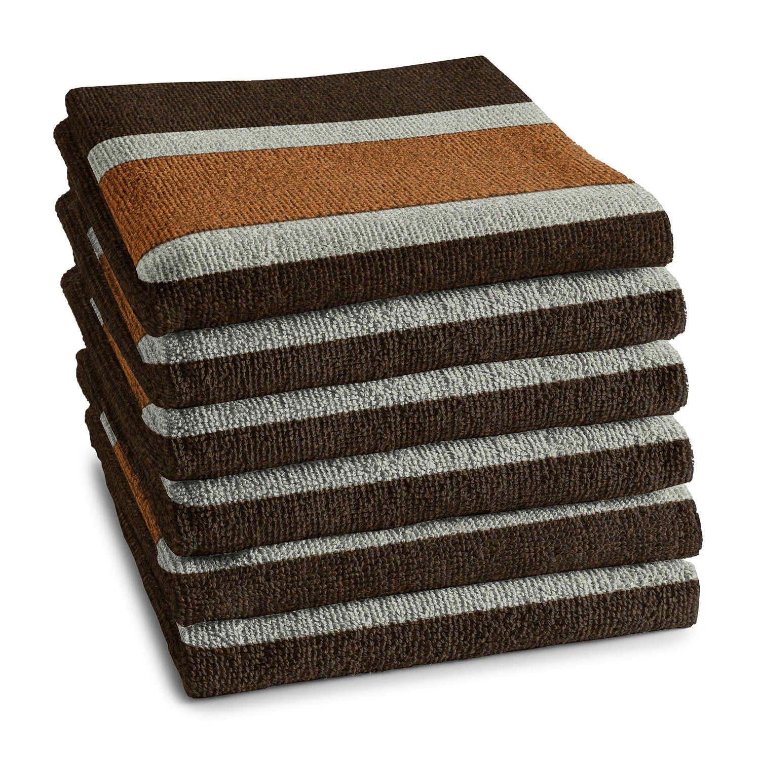 DDDDD keukendoek Tampere - 50x55 cm - Brown - 6 stuks