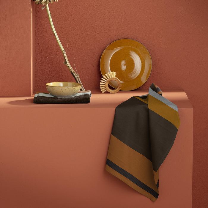 DDDDD keukendoek Tampere - 50x55 cm - Brown - 6 stuks