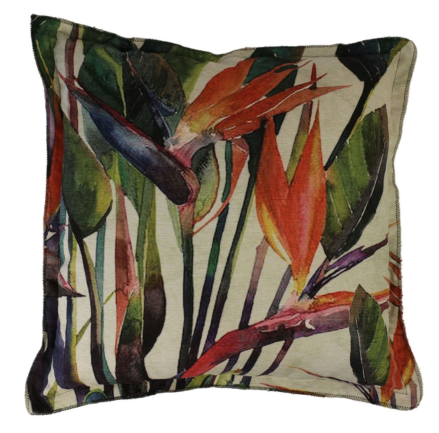 Imbarro Outdoor kussen met bloemen - 58x58