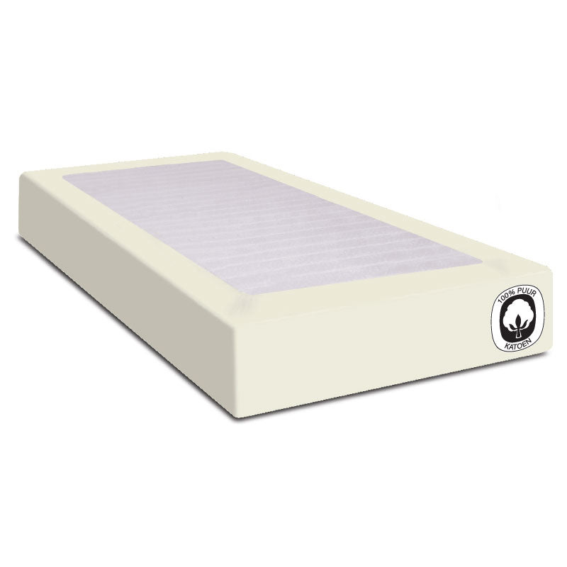 Superieur Creme Percaline Katoenen Hoeslaken 140x200cm