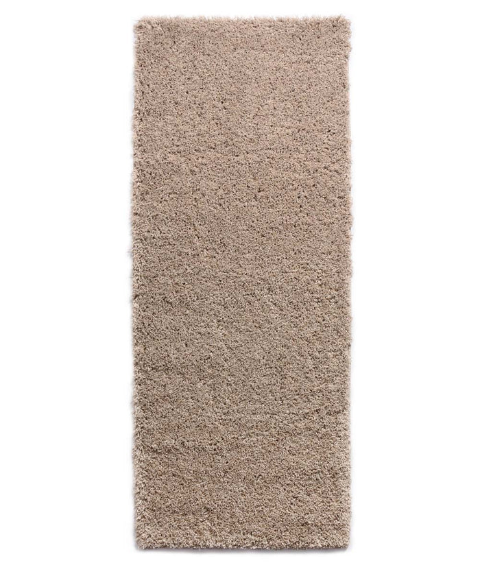 Tapeso Hoogpolige loper - Cozy Shaggy beige - 80x200 cm