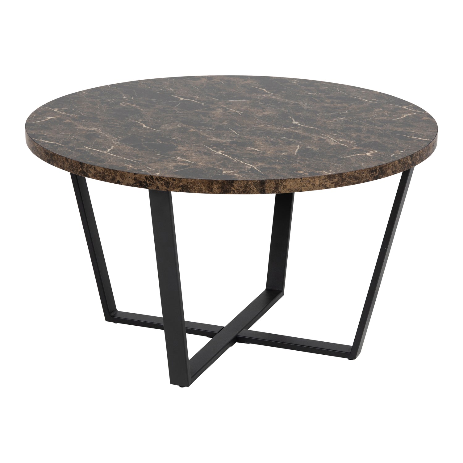 MOOS Hein Salontafel Ø 77 cm - Bruin Marmer