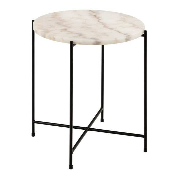 by fonQ Dainty Bijzettafel Ø 42 cm - Wit