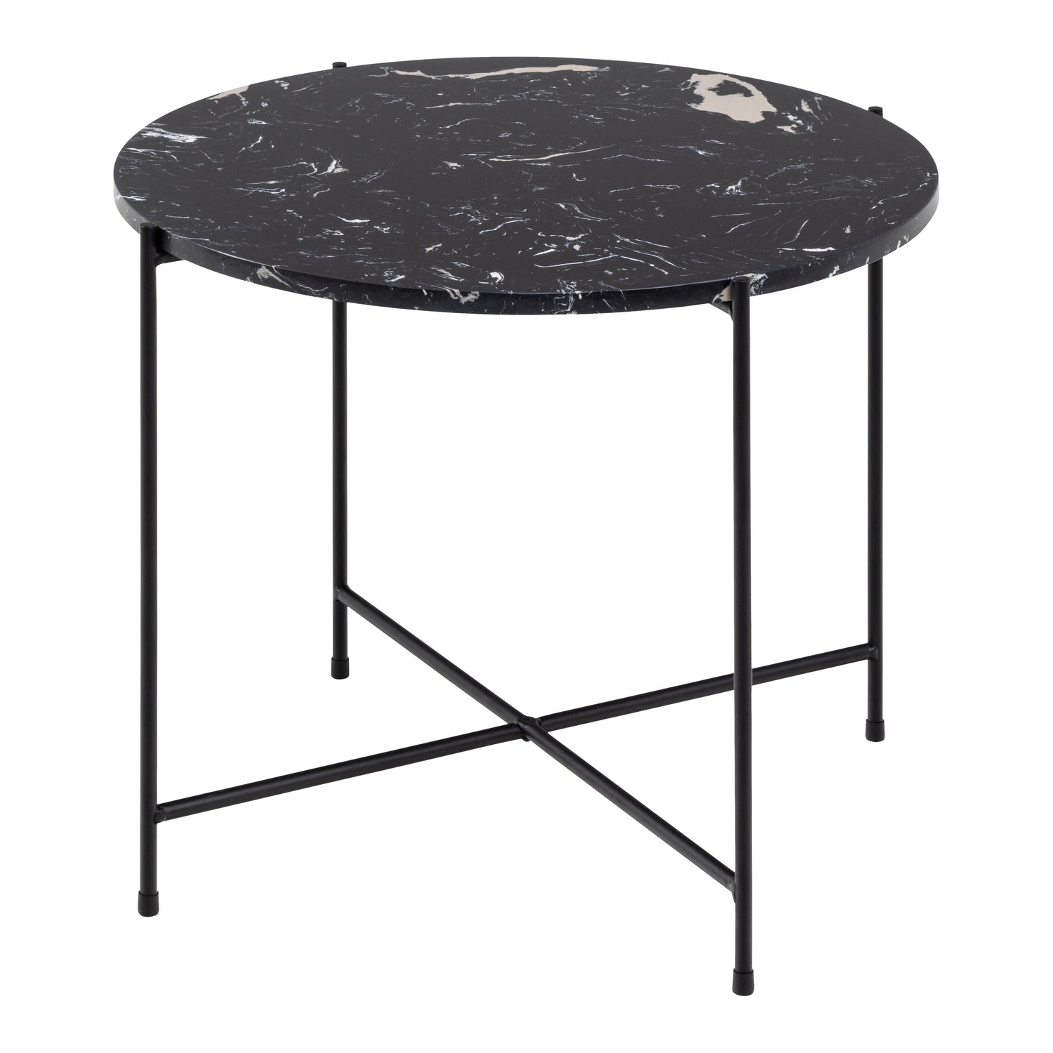 by fonQ Dainty Bijzettafel Ø 52 cm - Zwart