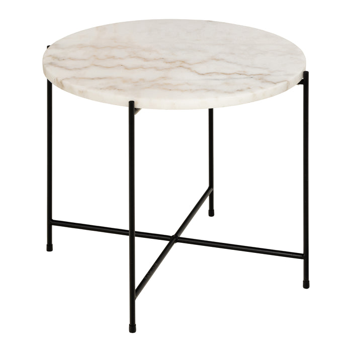 by fonQ Dainty Bijzettafel Ø 52 cm - Wit