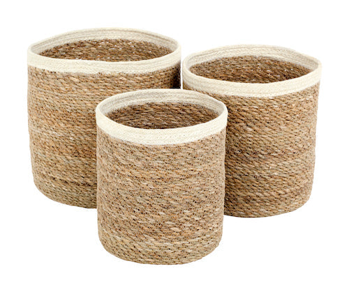 Home Delight - Mand Zeegras small wit set|3