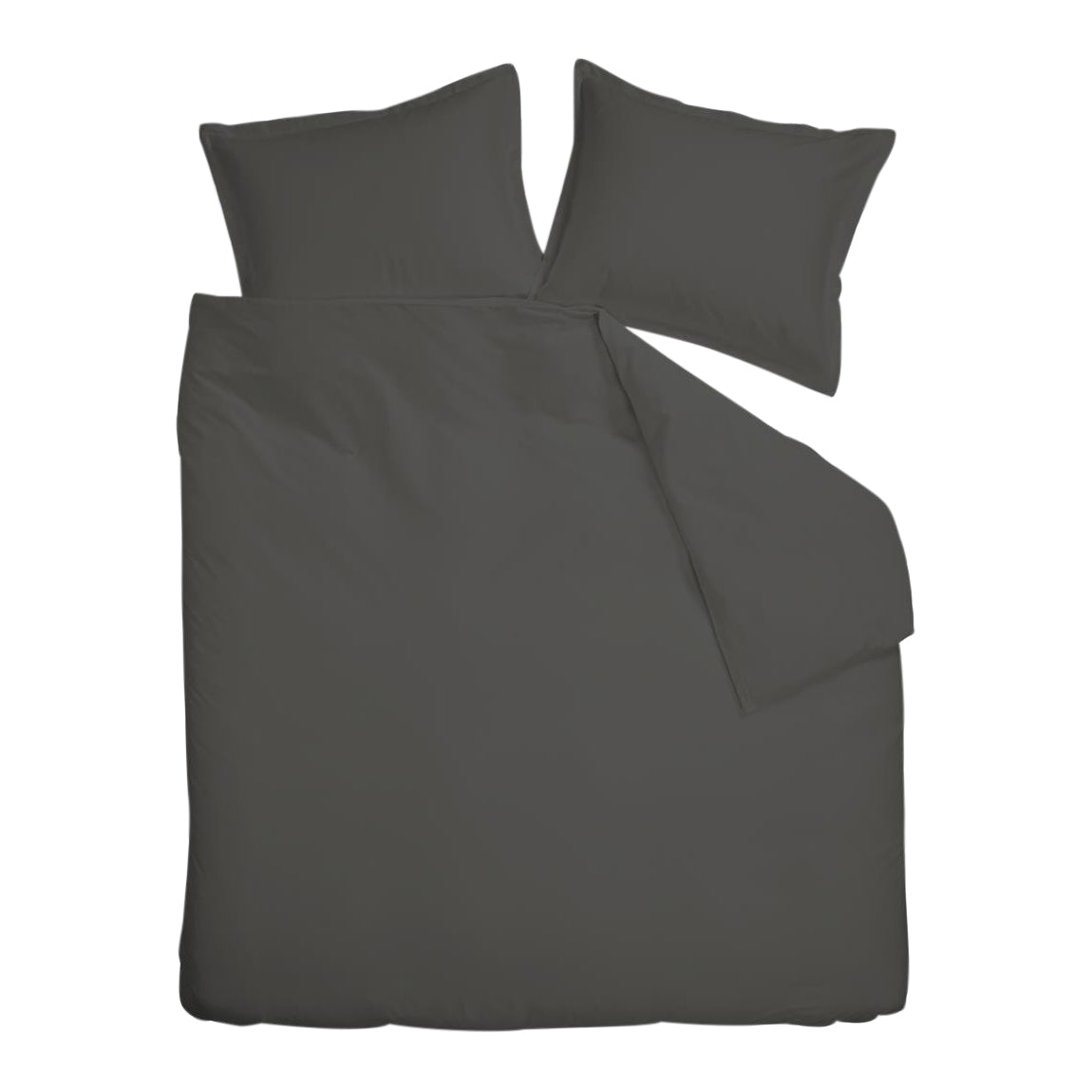 Ambiante Satin Dekbedovertrek 240 x 200/220 cm - Antraciet