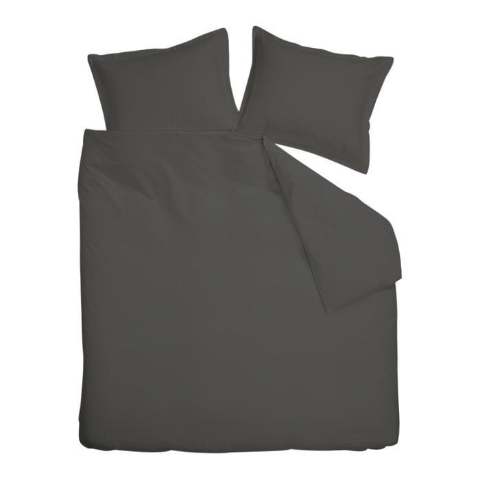 Ambiante Satin Dekbedovertrek 240 x 200/220 cm - Antraciet