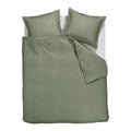 Ambiante Satin Dekbedovertrek 240 x 200/220 cm - Donkergroen