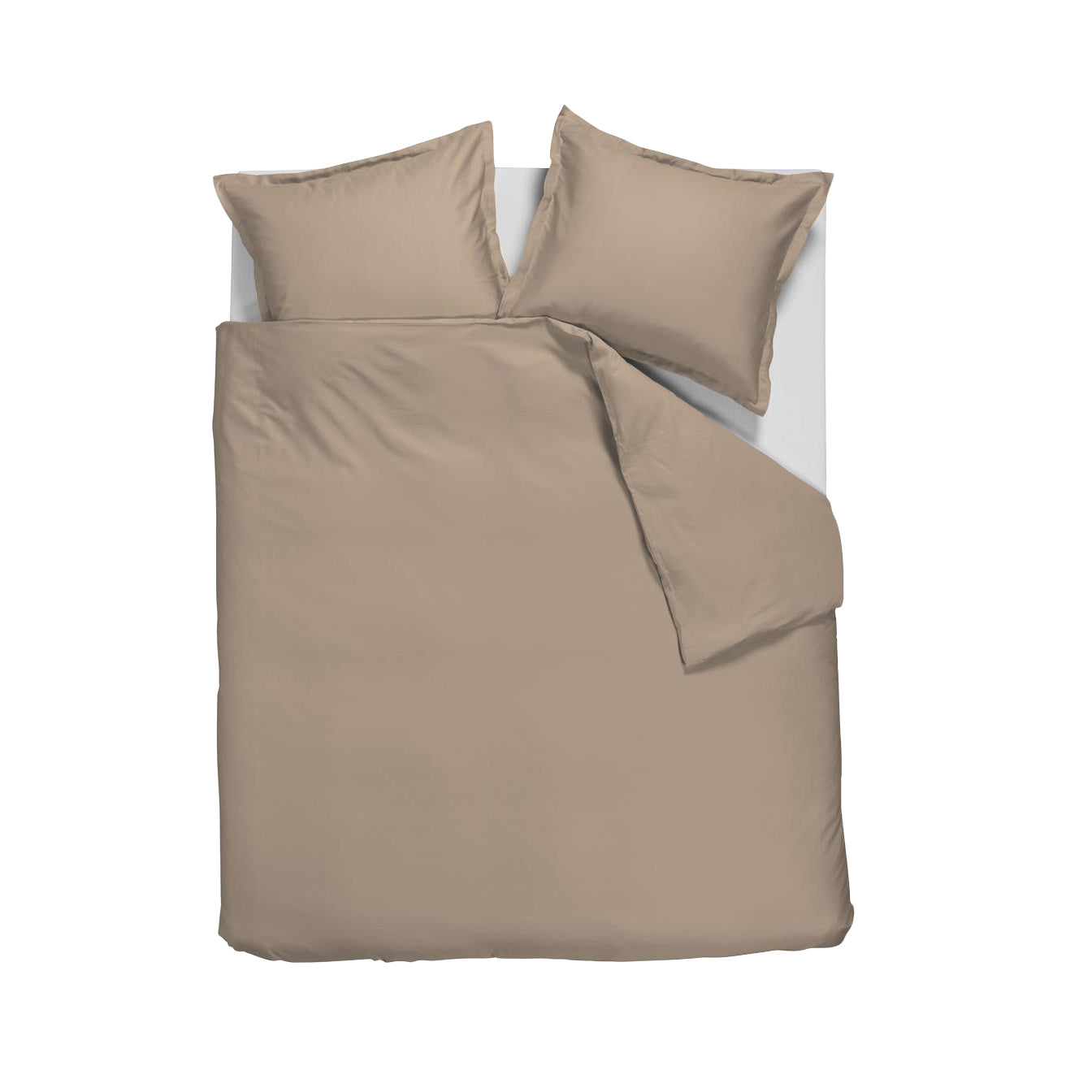 Ambiante Satin Dekbedovertrek 240 x 200/220 cm - Taupe