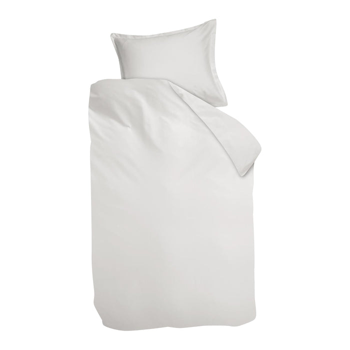 Ambiante Satin Dekbedovertrek 140 x 200/220 cm - Wit