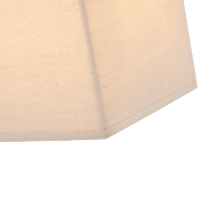 QAZQA Landelijke wandlamp beige met stoffen kap - Vete