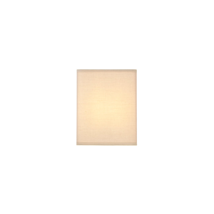 QAZQA Landelijke wandlamp beige met stoffen kap - Vete
