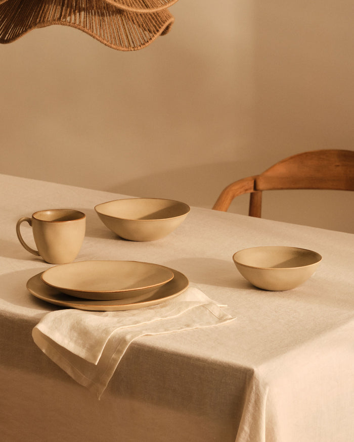 Kave Home - Pals set van 2 servetten 100% linnen wit