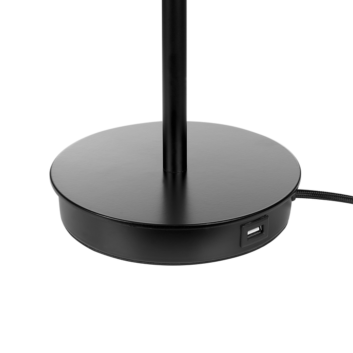 Beliani - ARIPO - Tafellamp - Zwart - IJzer