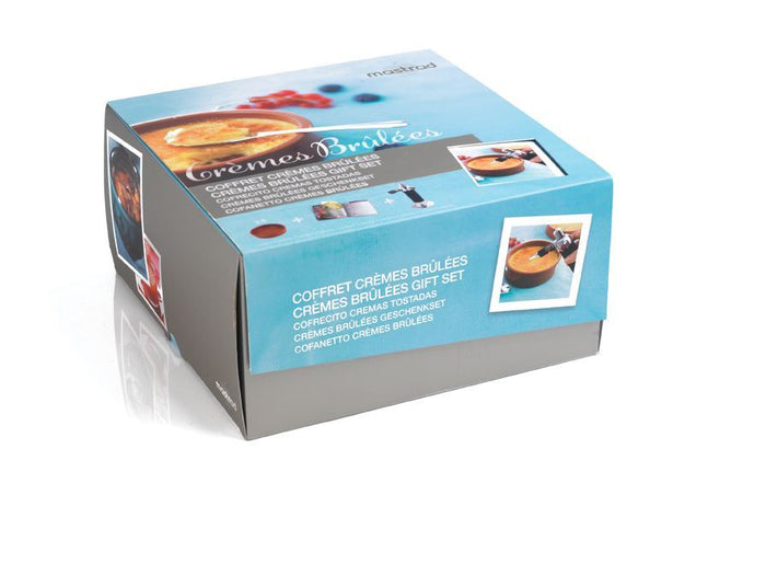 Mastrad Giftset Creme Brullee met Receptenboekje