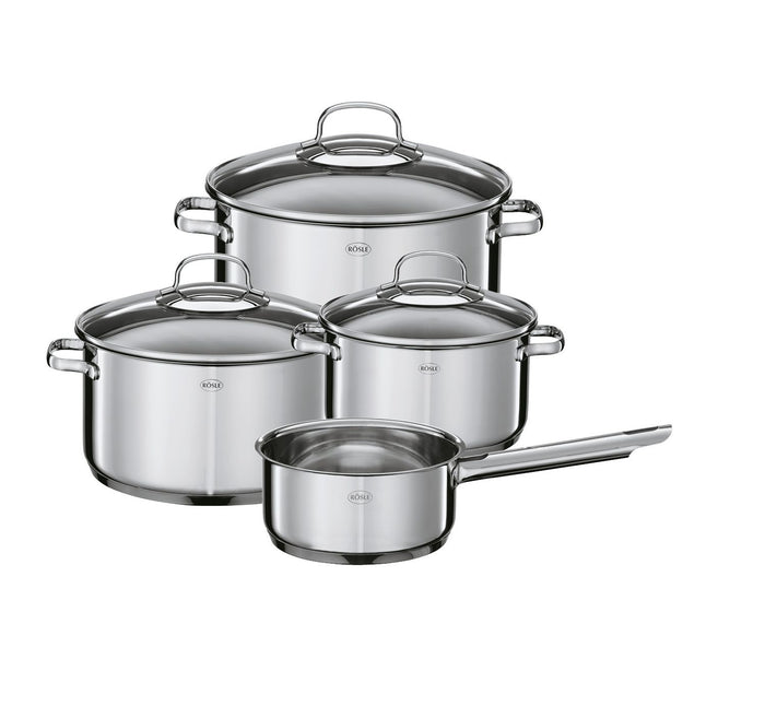 Rösle Keuken - Elegance Pannenset Set van 4 Stuks Assorti