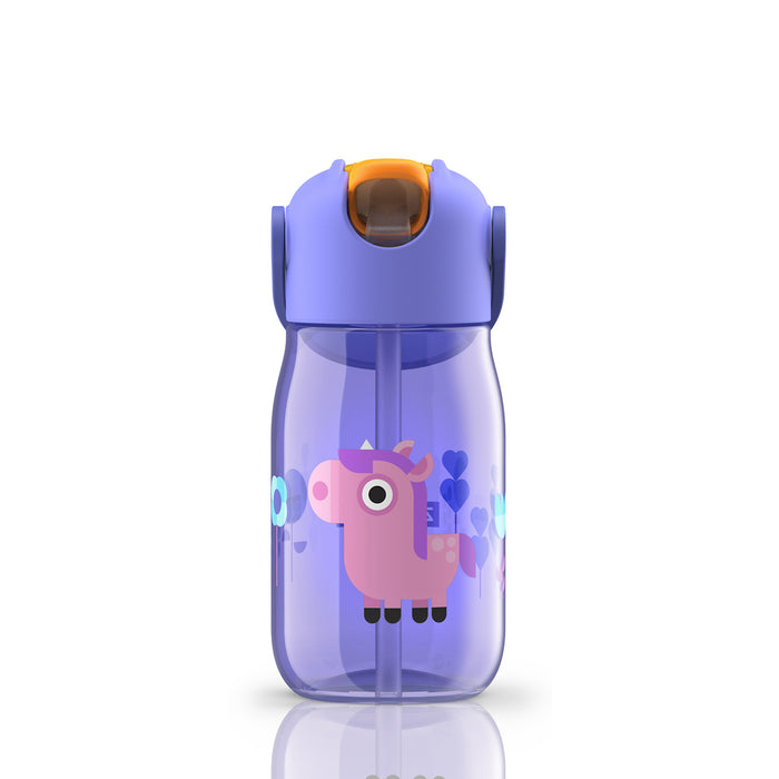 Zoku Drinkbeker Kids Flip met Rietje 415 ml Unicorn