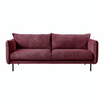 by fonQ Ribbon 3-zitsbank - Rib - Bordeaux