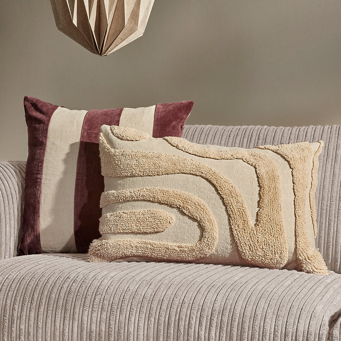 by fonQ Ribbon 3-zitsbank - Rib - Crème