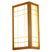 Fine Asianliving Japanse Wandlamp Shoji Naturel Akita