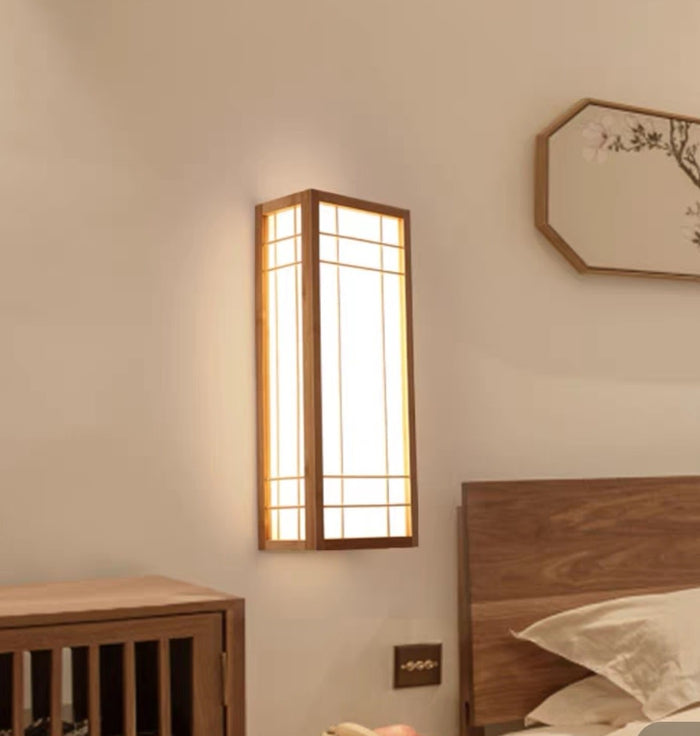 Fine Asianliving Japanse Wandlamp Shoji Naturel Akita