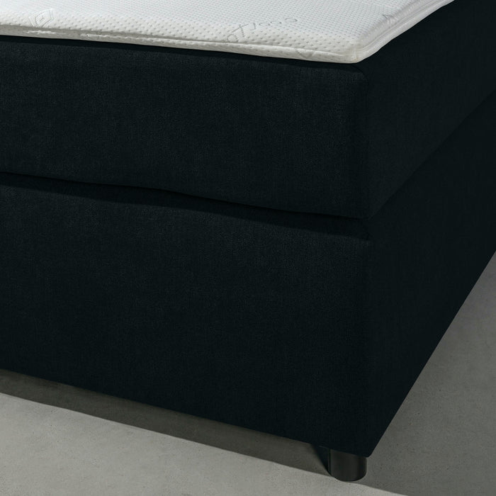 Mörgenn Boxspring Marseille - Pocketvering - Zwart - 140x200