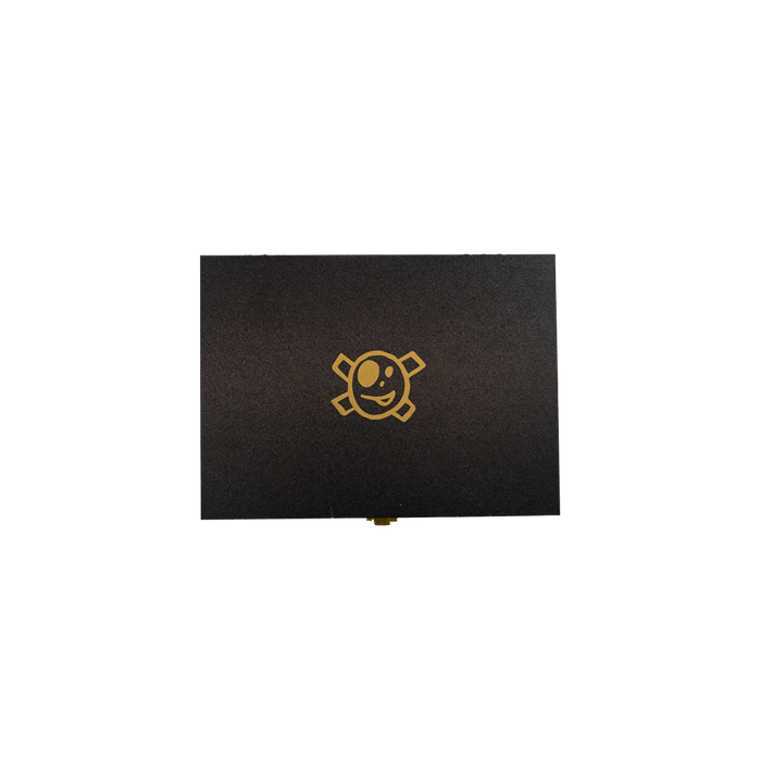 Homey's Schiffmacher 4-Delige Steakmessenset - 8cm - Wortelnotenhout