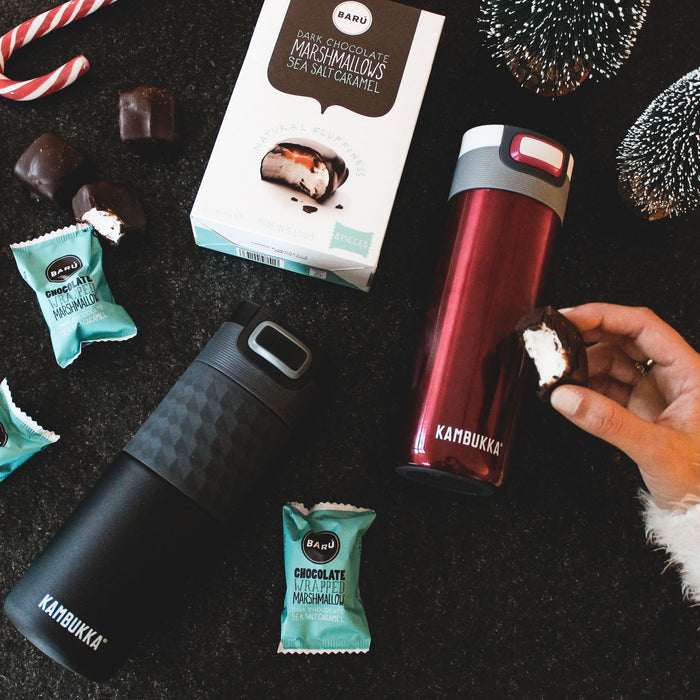 Kambukka - Etna Thermosbeker 500 ml Grip Black Steel