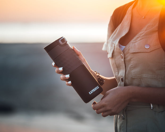 Kambukka - Etna Thermosbeker 500 ml Grip Black Steel