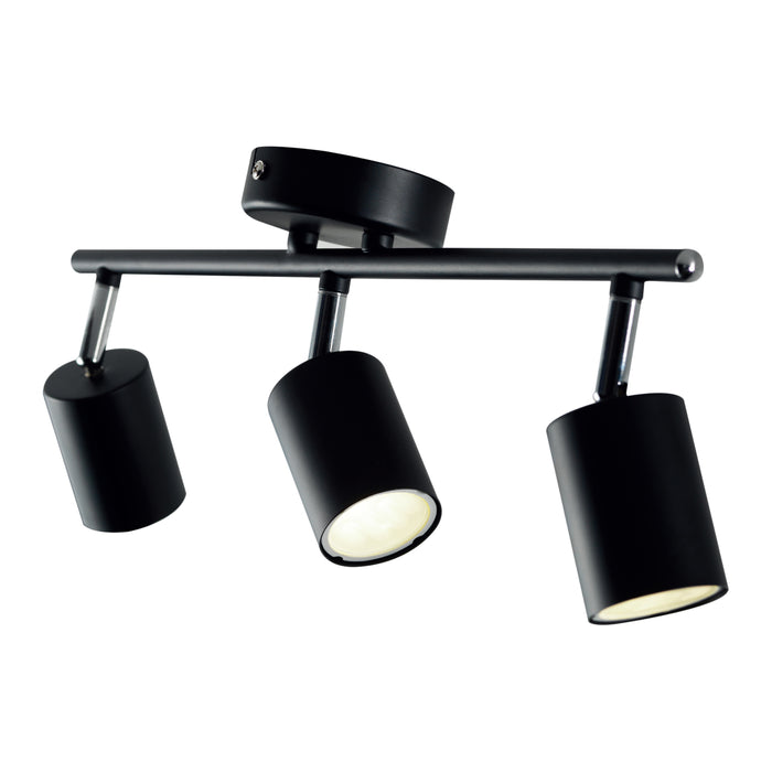 Nordlux Explore 3 Plafondlamp - Zwart