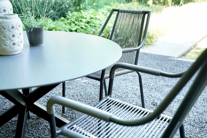 Crest dining tuintafel | aluminium | 120cm rond