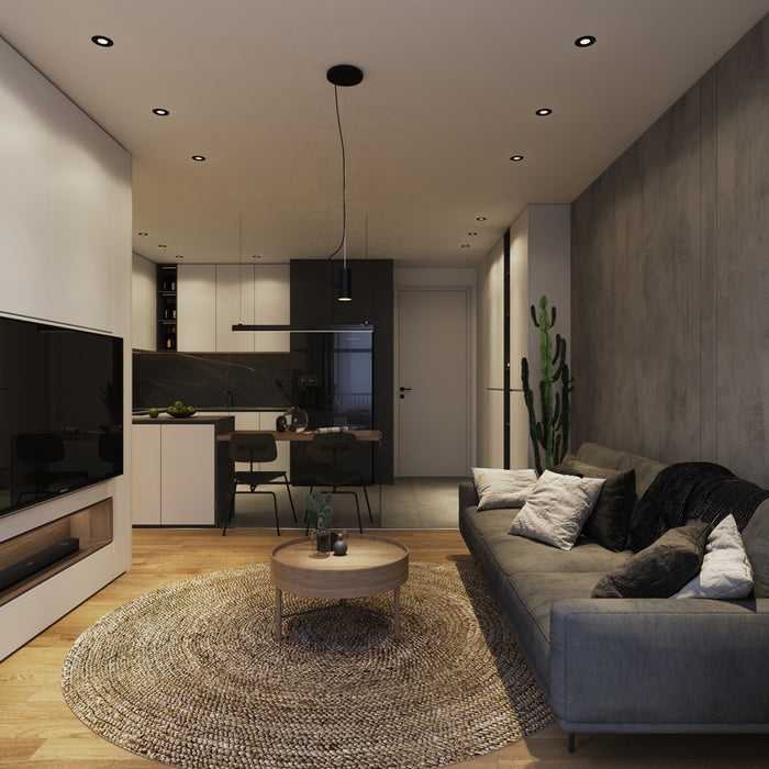 HOFTRONIC 6x  - LED Inbouwspots Badkamer IP65 Zwart