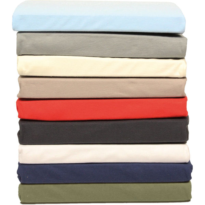 Polydaun Jersey Hoeslaken Mosgroen 140|160 x 200|220 cm