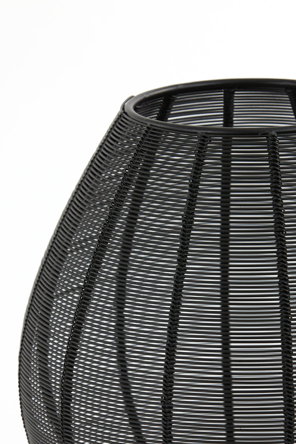 Light & Living Light&living Tafellamp Ø25x34 cm SUNEKO mat zwart