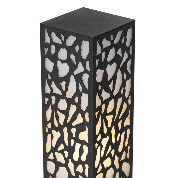 QAZQA Modern buiten paaltje zwart 60 cm IP44 - Nicole