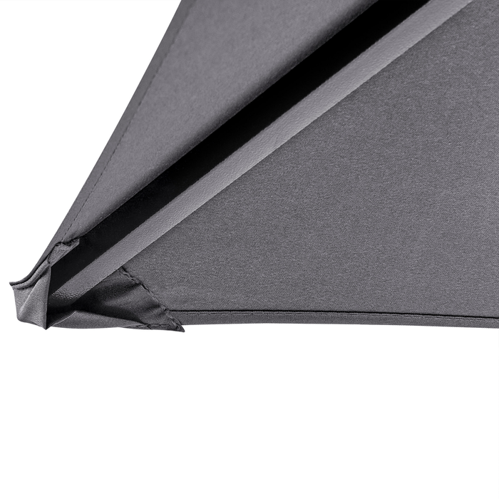 Beliani - NARO - Tuinpaviljoen - Grijs - Staal