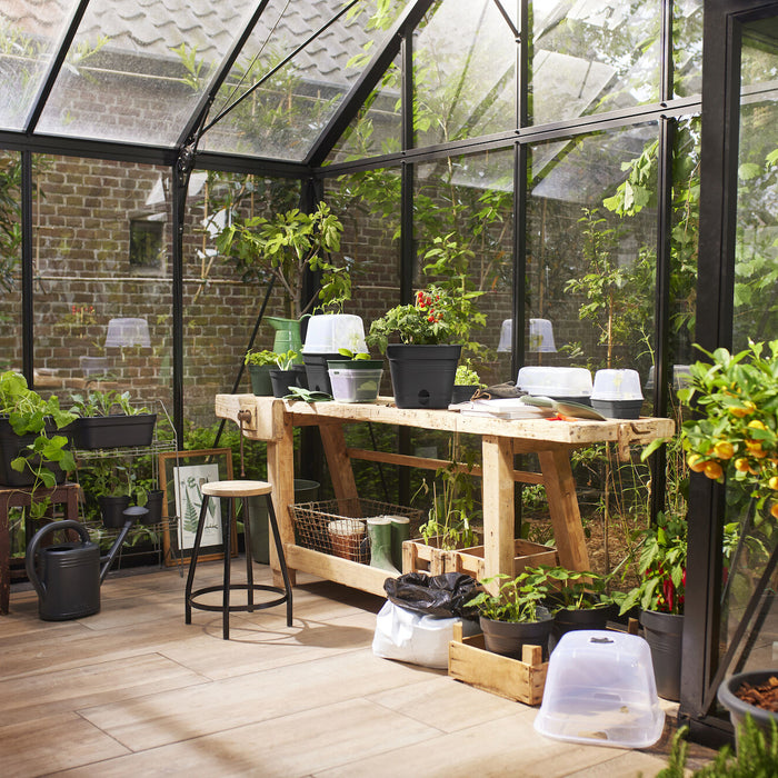 elho Green Basics Kweektray M - Zwart