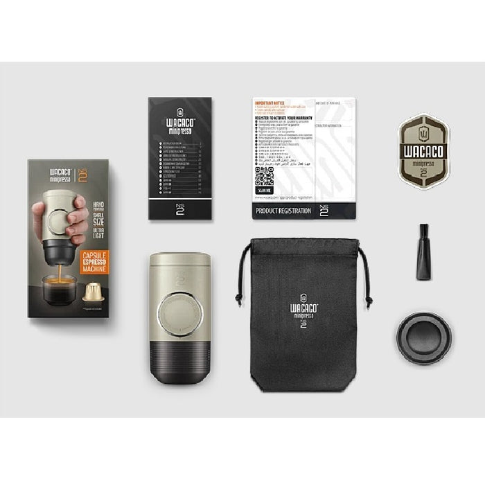 Wacaco - Capsule Espresso Machine - Minipresso NS2 - Beige