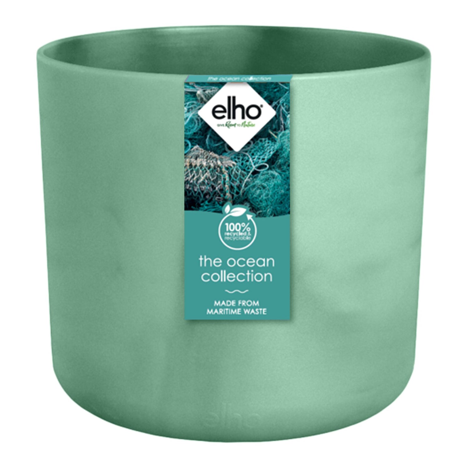 elho The Ocean Bloempot Round Ø 22 cm - Groen