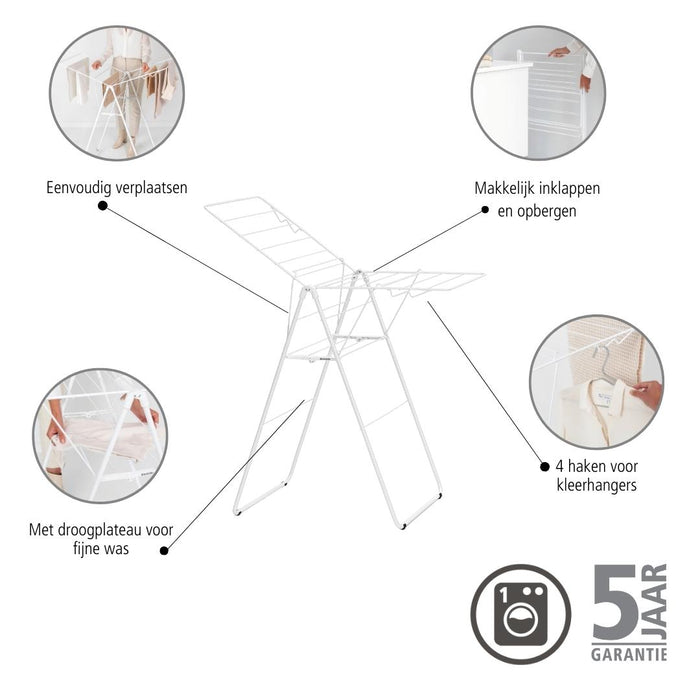 Brabantia HangOn Droogrek 15 Meter - White