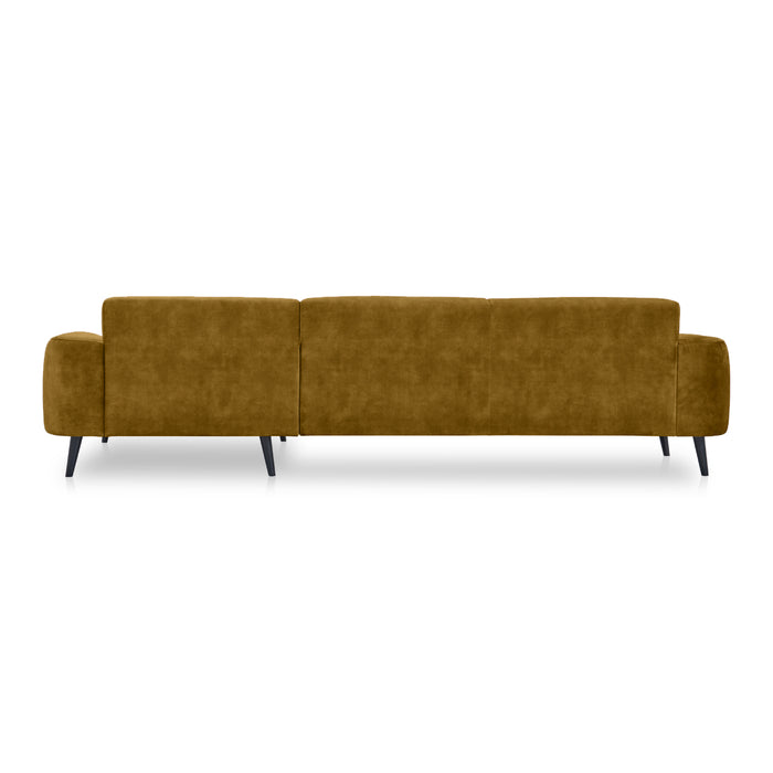 by fonQ Flair Hoekbank met Chaise Longue Rechts - Mosgroen
