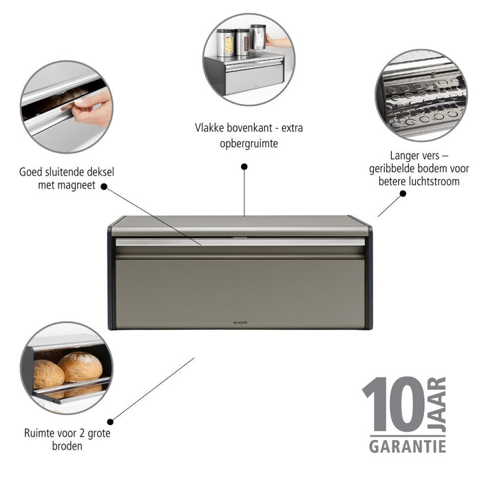 Brabantia Broodtrommel met klepdeksel